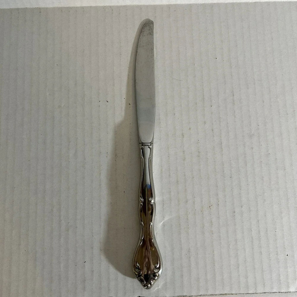 Oneida Cantata Stainless Steel Dinner Knives Lot of 4 Hollow Handle 9in Flatware